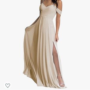 Bridesmaid Dress Nude/Champagne